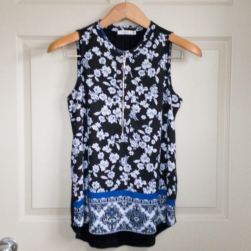 Ricki's Paisley Floral Print Tank Top Blouse Sleeveless Womens Size Medium